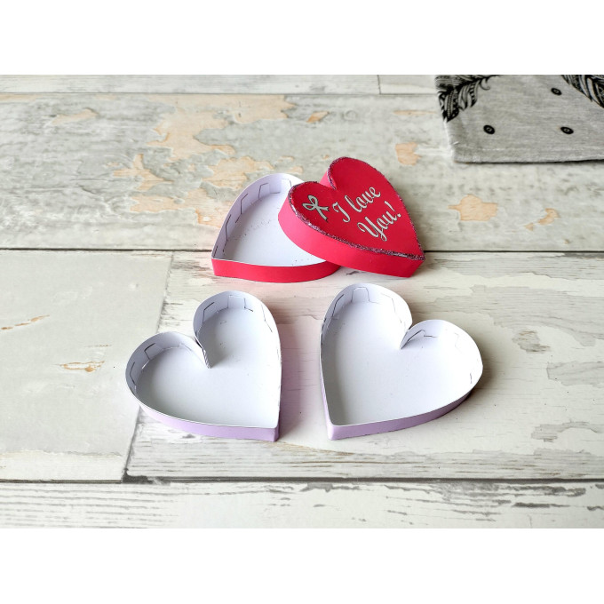 Miniature Valentine day candy box heart shape 