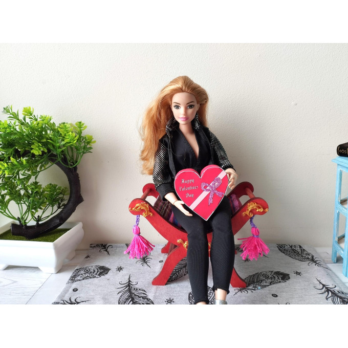 Miniature Valentine day candy box heart shape 