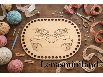 Basket base oval mermaid