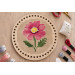 Cross stitch embroidery base round digital download