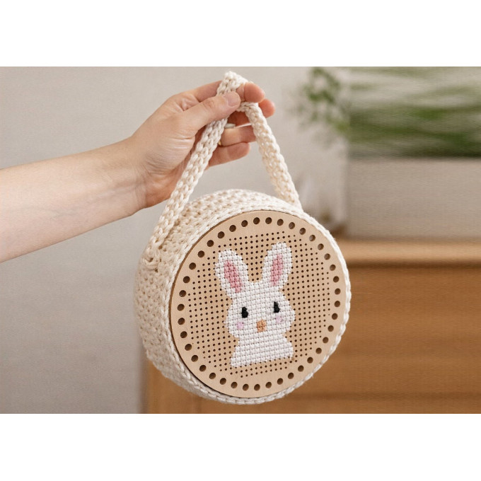 Cross stitch embroidery base round digital download