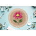 Cross stitch embroidery base round digital download
