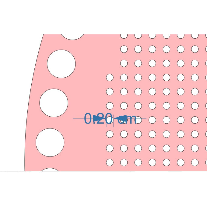 Cross stitch embroidery base 10 inch file plywood 