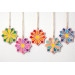 Rangoli flower mandala plywood base laser cut file