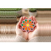 Rangoli flower mandala plywood base laser cut file