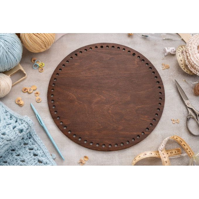 Basket base round 16 inch 40 cm digital file laser cut 