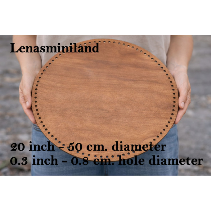 Basket base 20 inch 50 cm round CNC download file