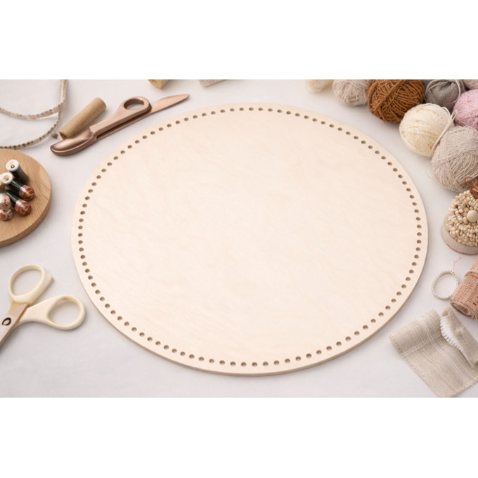 Basket base 20 inch 50 cm round CNC download file