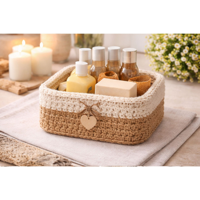 Basket base square shape 10 inch 25 cm laser cut file 