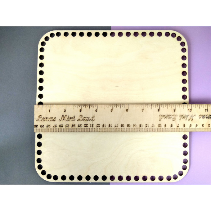 Basket base square shape 10 inch 25 cm laser cut file 