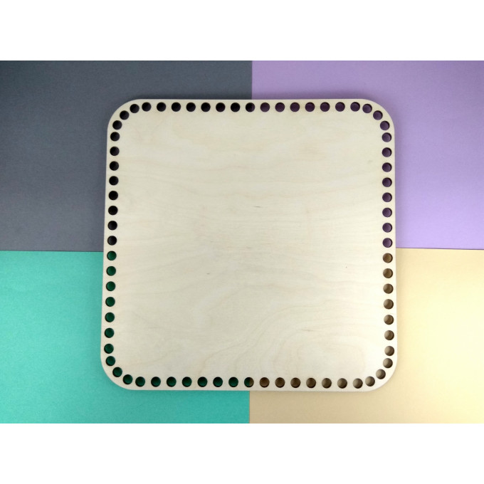 Basket base square shape 10 inch 25 cm laser cut file 