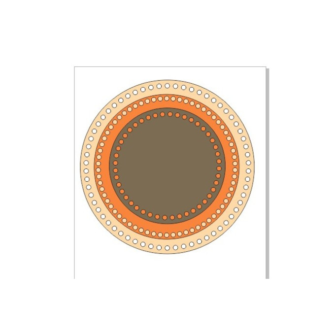 Round basket bases bundle SVG + embroidery 