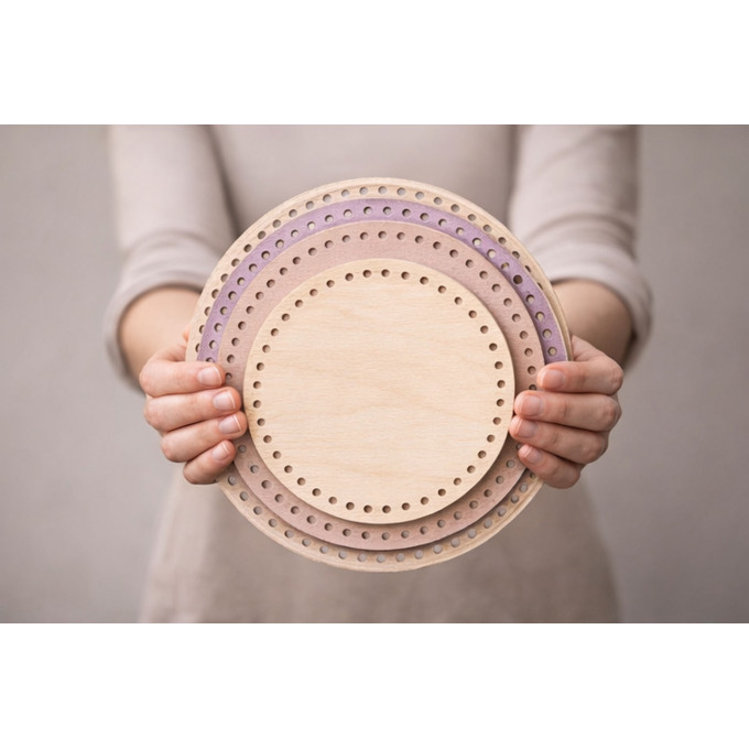 Round basket bases bundle SVG + embroidery 