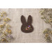 Easter bunny embroidery base digital file. Rabbit head
