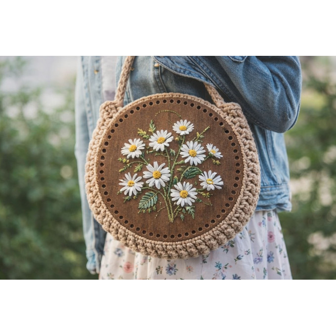 Embroidery base round 12 inch 30 cm digital file