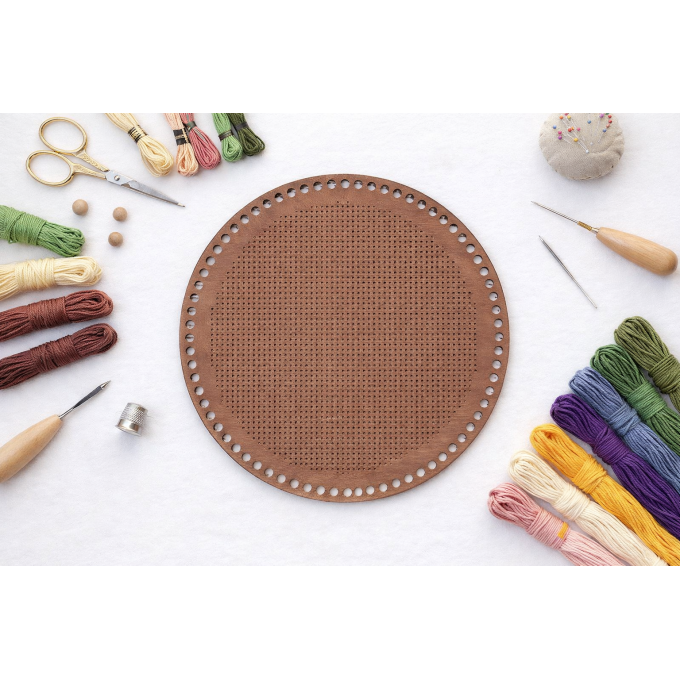 Embroidery base round 12 inch 30 cm digital file