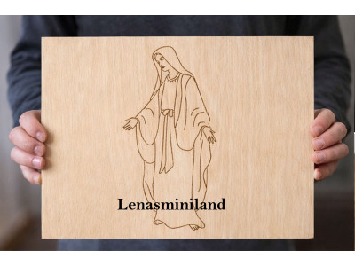 Virgin Mary Coreldraw
