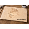 Laser engraving mermaid digital file. Line art verctor
