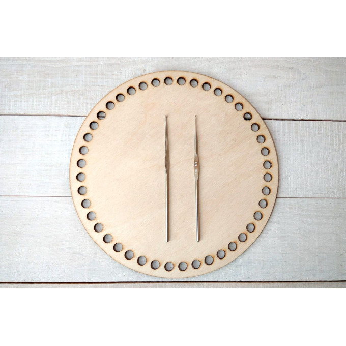 Plain round basket base 8 inch 20 cm digital file