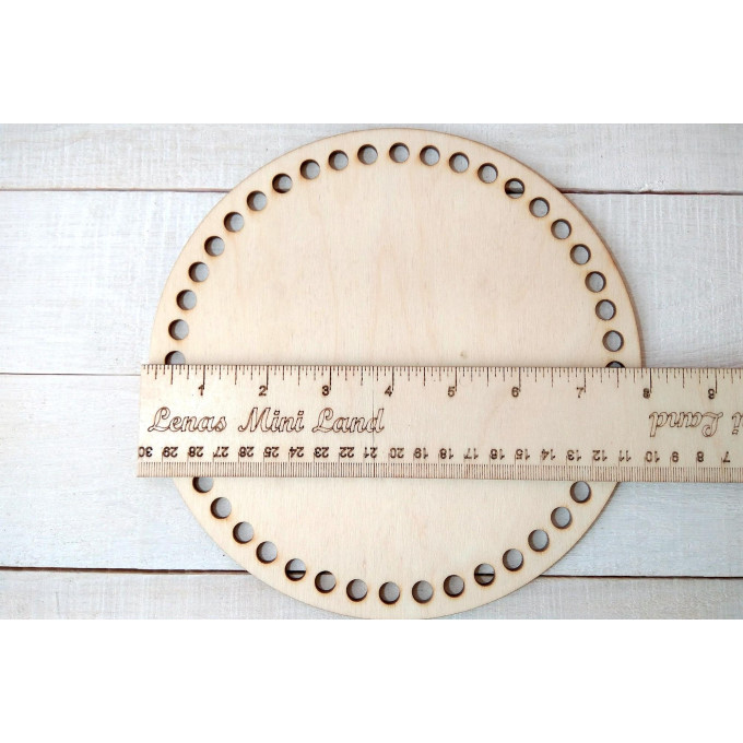 Plain round basket base 8 inch 20 cm digital file