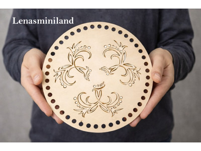 Basket base round 20 flowers