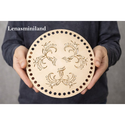 Basket base round 20 flowers