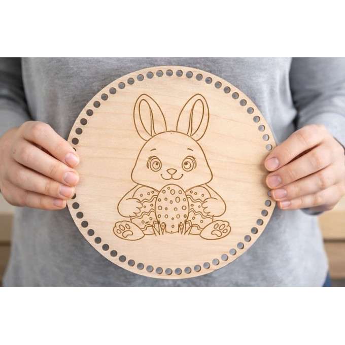 Plain round basket base 8 inch 20 cm digital file