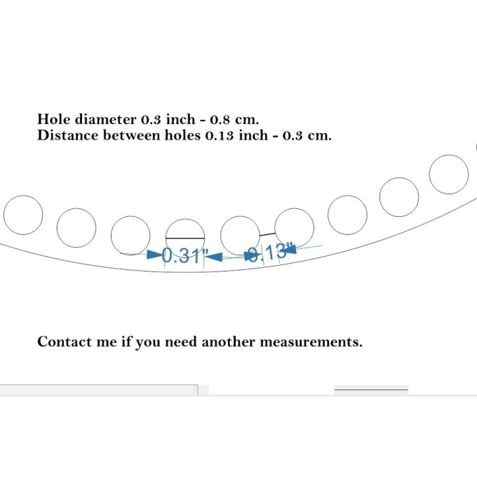 Plain round basket base 8 inch 20 cm digital file