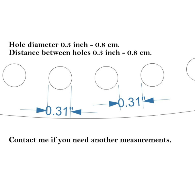 Basket base laser cut file – round 22 inch 55 cm bottom