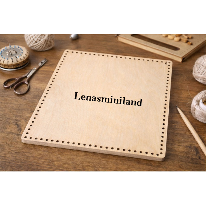 Square basket base 14 inch 35 cm digital file laser cut