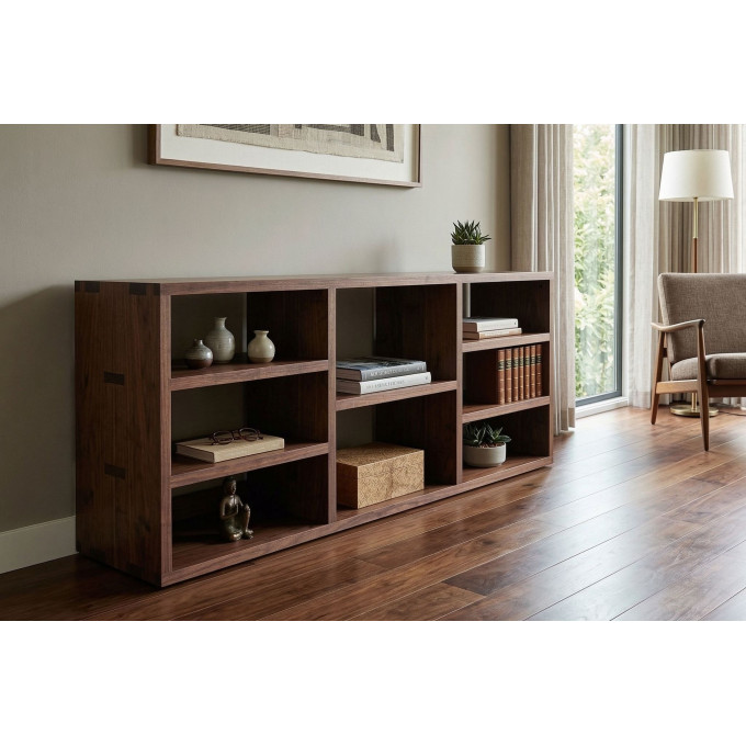 Miniature bookcase digital file, 1:6 scale dollhouse 