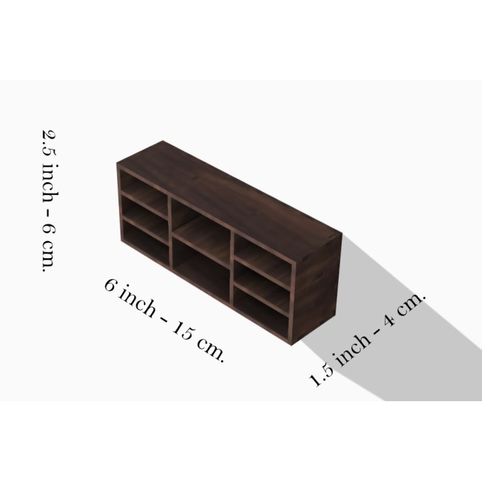 Miniature bookcase digital file, 1:6 scale dollhouse 