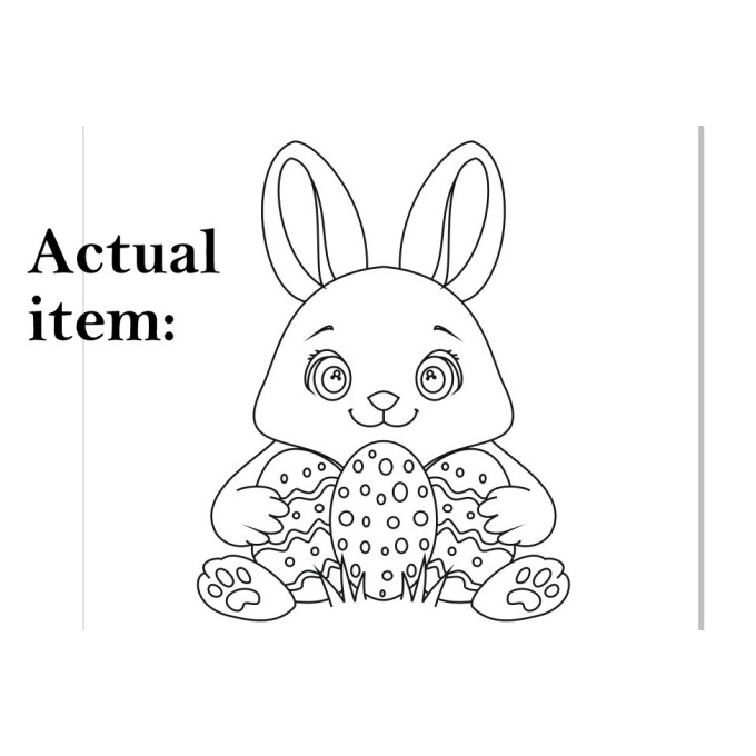 Easter bunny laser cut engraving digital file line art