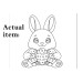 Easter bunny laser cut engraving digital file line art