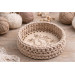 Round basket base with flowers ornament digital file