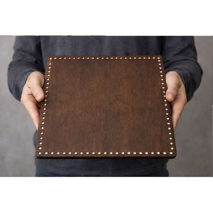 Square basket base 14 inch 35 cm digital file laser cut