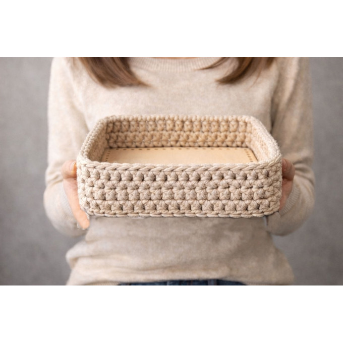 Square basket base 14 inch 35 cm digital file laser cut