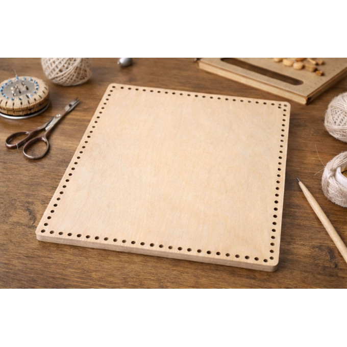 Square basket base 14 inch 35 cm digital file laser cut