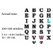 Cross stitch alphabet pattern digital file, embroidery 