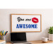 Cross stitch you are awesome words embroidery