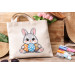 Cross stitch pattern Easter bunny with eggs embroidery