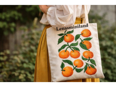 Cross stitch oranges Cross stitch oranges