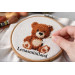 Cross stitch pattern teddy bear PDF instant download c