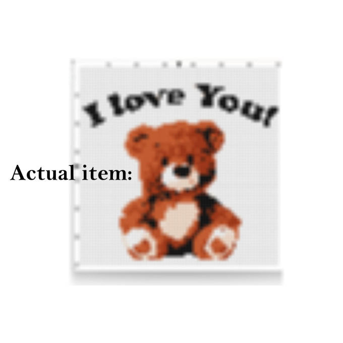 Cross stitch pattern teddy bear PDF instant download c