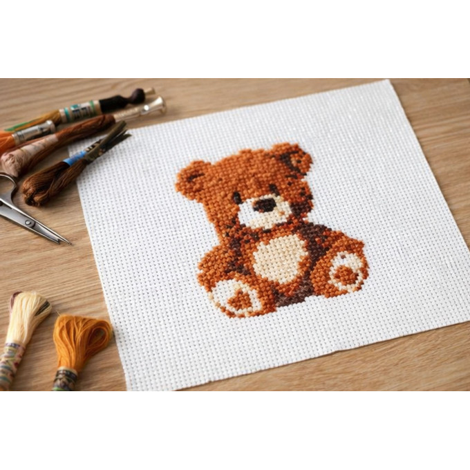 Cross stitch pattern teddy bear PDF instant download c