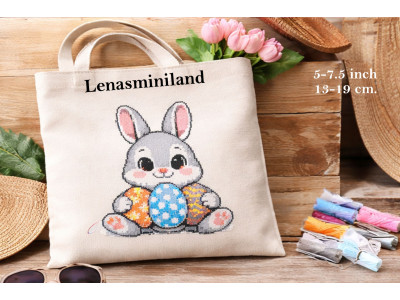 Cross stitch easter bunny