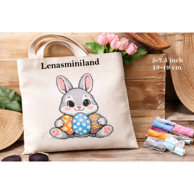 Cross stitch easter bunny