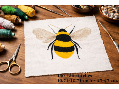 Cross stitch bee