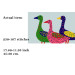 Cross stitch goose embroidery pattern digital file