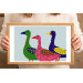 Cross stitch goose embroidery pattern digital file